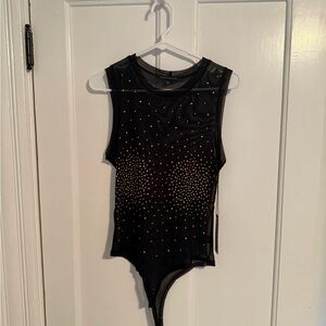 Mesh Studded Bodysuit